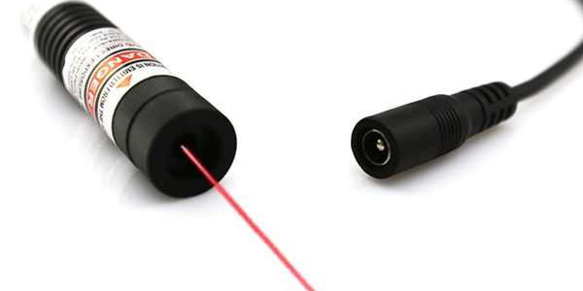 Glass Coated Lens 635nm Red Laser Diode Module