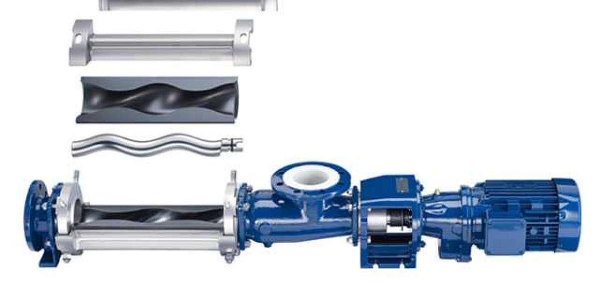 Screw pump as well as a detailed analysis of the procedures involved in the disassembly