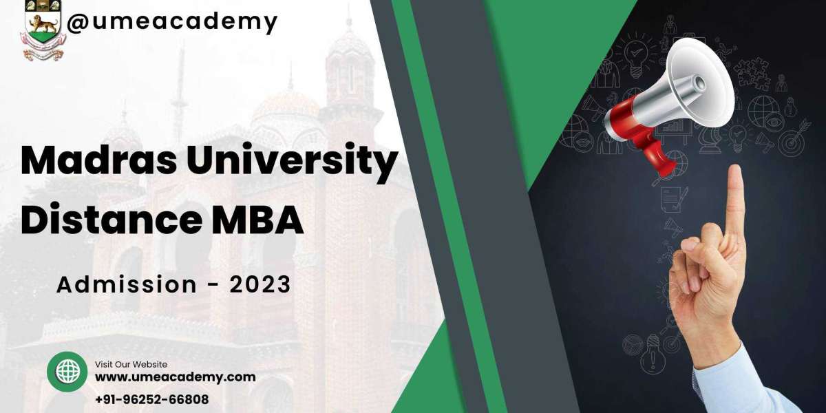 Madras University Distance MBA Admission