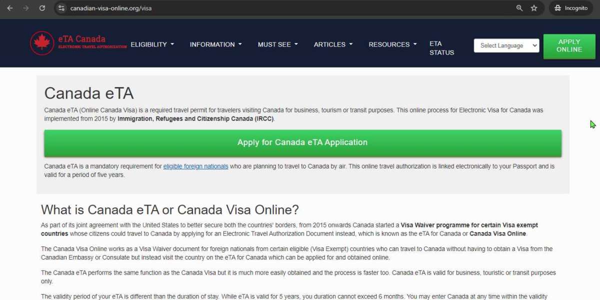 CANADA Canadian Electronic Travel Authority  and Immigration Office