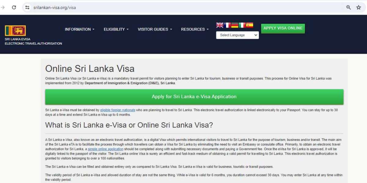 SRILANKA  Sri Lankan Visa Online Application Center