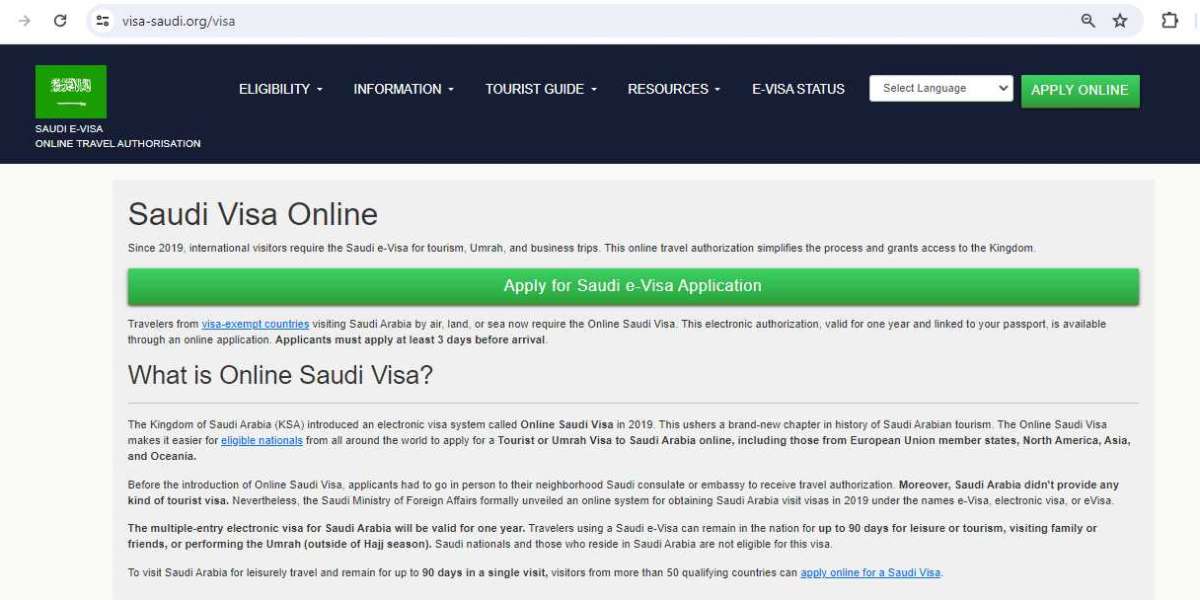 SAUDI Kingdom of Saudi Arabia Official Visa Online