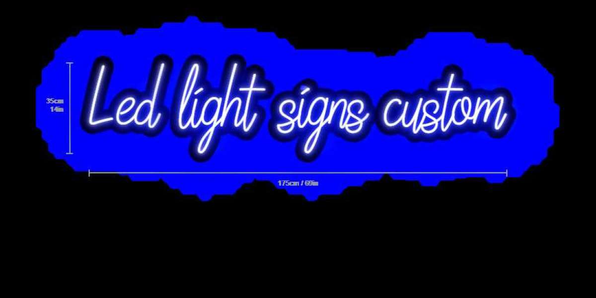 Custom LED Light Signs: Illuminating Your Brand with Unique and Vibrant Designs