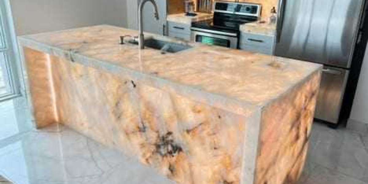 The Beauty of Backlit Stone Countertops by Granite and Marble Designs