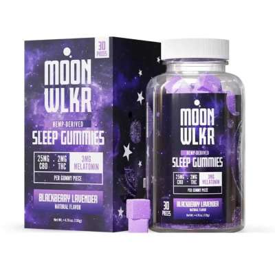 Moonwlkr-Full Spectrum CBD-THC-Melatonin-Sleep Gummies-Blackberry Lavender Profile Picture