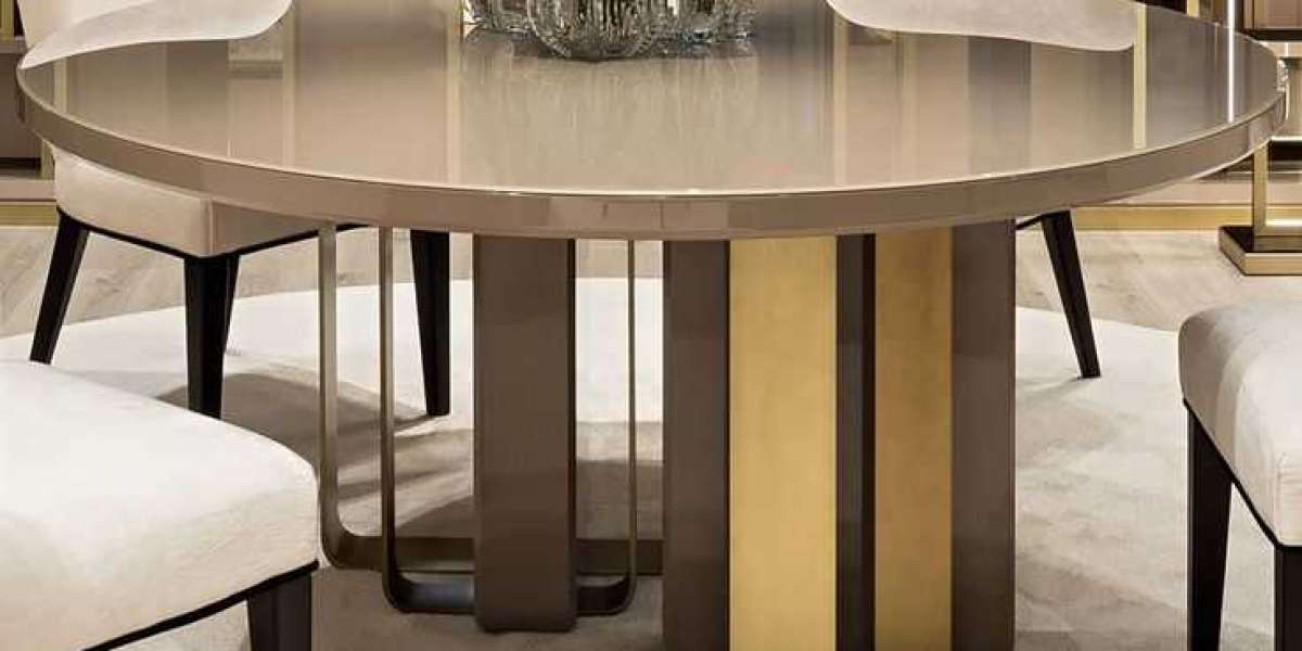 Elevate Your Space with a Luxury Round Dining Table