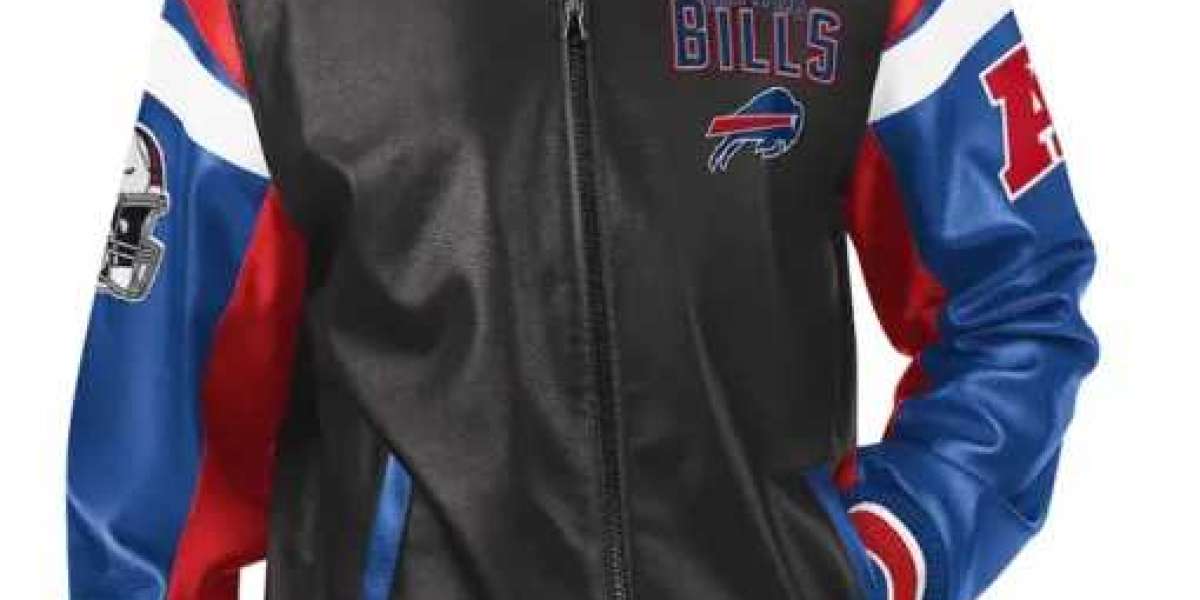 Carl Banks Black Buffalo Bills Full-zip Varsity Jacket