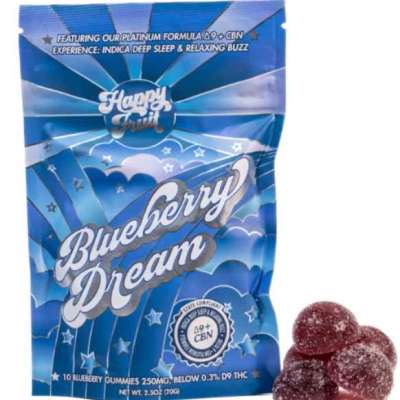 Happy Fruit-Blueberry Dream-Delta 9-CBN-Platinum Formula Gummies-Indica Profile Picture
