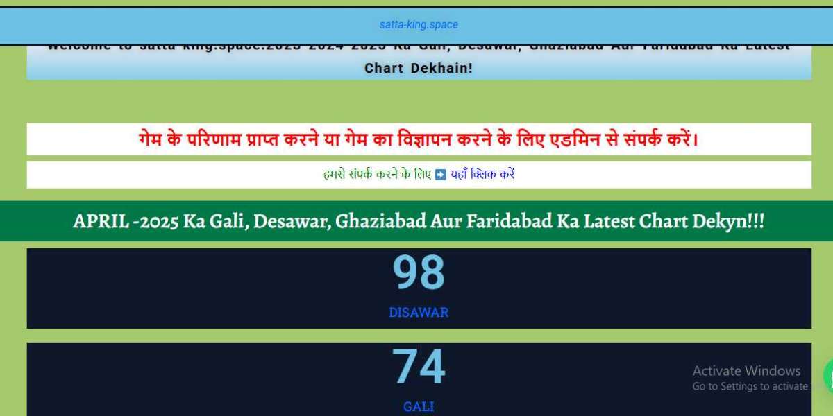 Satta King Chart: A Comprehensive Guide to the Satta King Game and Its Charts