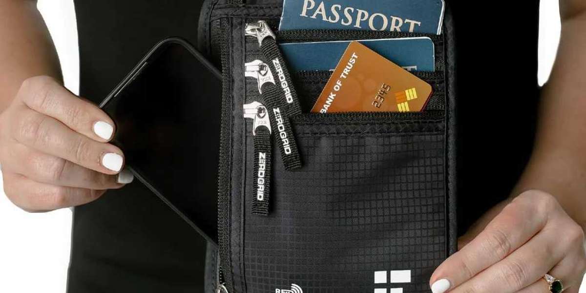 Convenient Neck Pouches for Passports and Travel Necessities