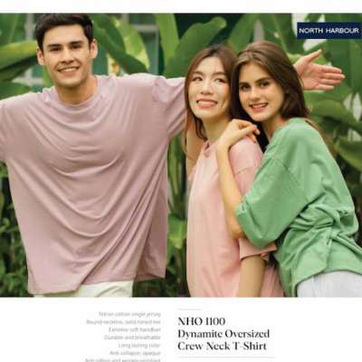 NHO1100 Oversize Cotton Roundneck Tshirts Profile Picture