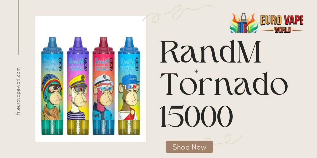 RandM Tornado 15000 : Une Vape Puissante et Pratique pour les Amateurs Exigeants