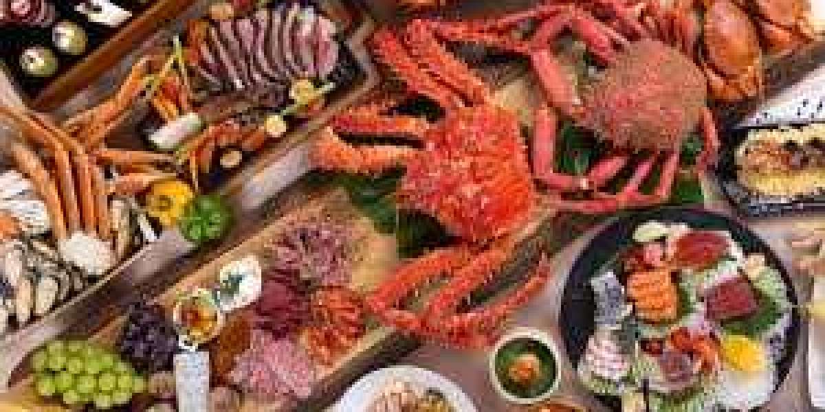 Seafood Lunch Buffet: Some sort of Midday Feast on the River