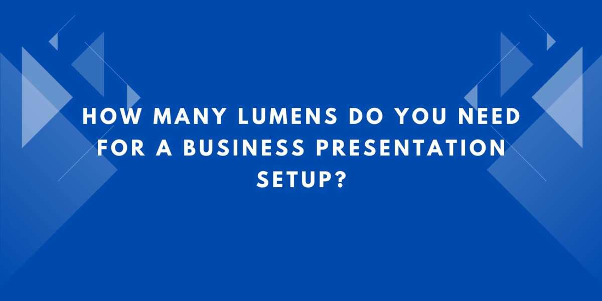 How Many Lumens Do You Need for a Business Presentation Setup?