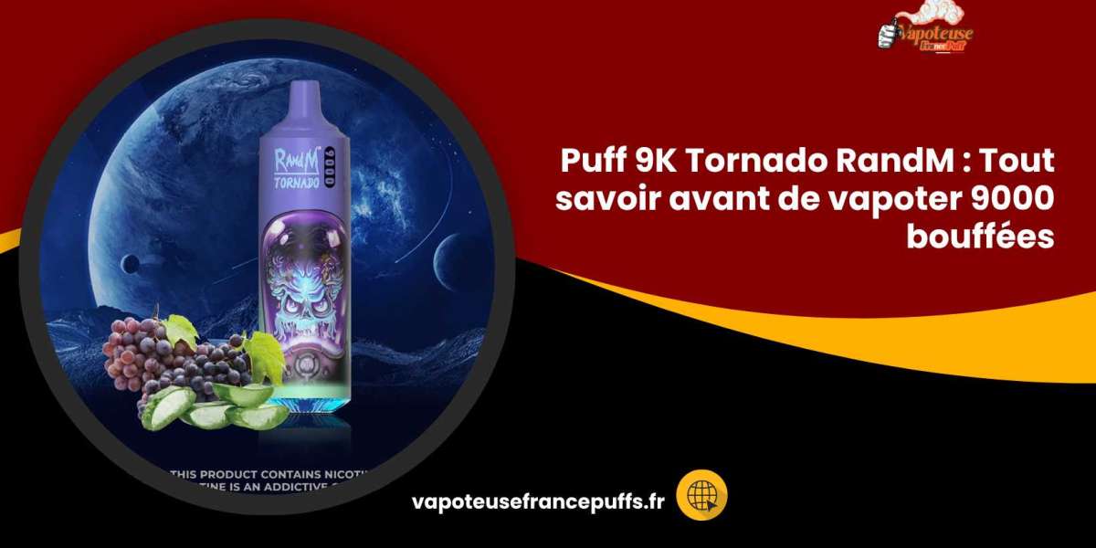 Puff 9K Tornado RandM : Tout savoir avant de vapoter 9000 bouffées