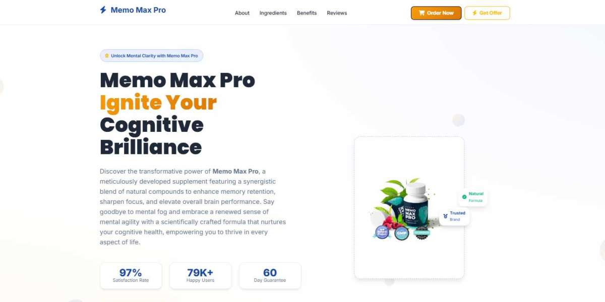 Memo Max Pro Ignite Your Cognitive Brilliance