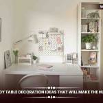 study table decoration ideas