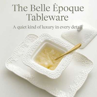 Belle Époque Dessert Dish Set with Plate & Lid – Pink or White Profile Picture