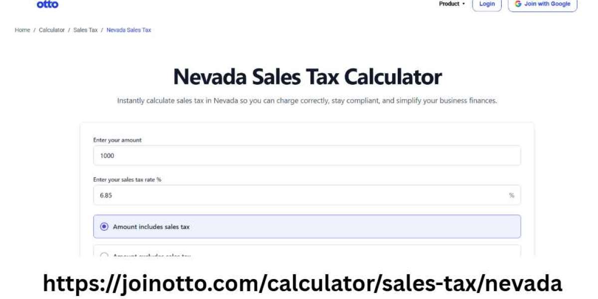 Otto AI Helps with Nevada Sales Tax Calculator