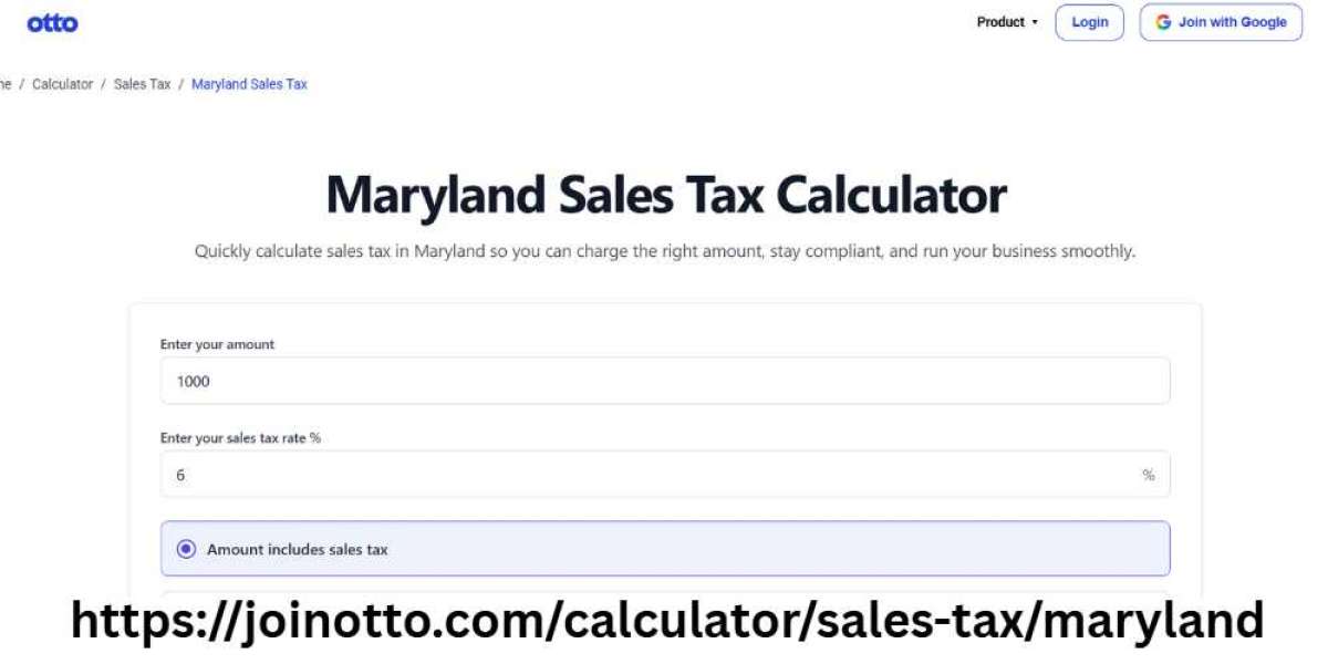 Maryland Sales Tax Calculator for Quick Business Insights