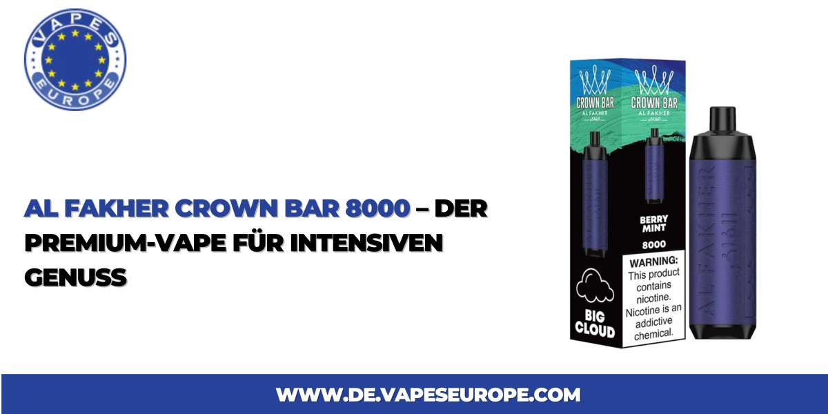 Al Fakher Crown Bar 8000 – Der Premium-Vape für intensiven Genuss