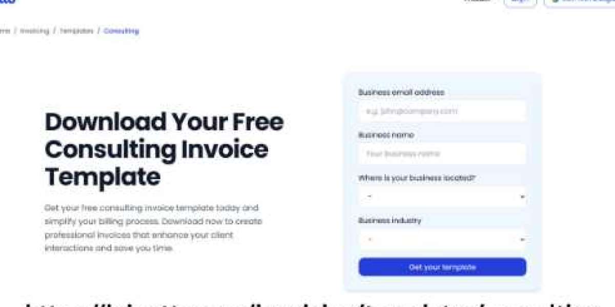 Easy Consulting Invoice Template for Small Entrepreneurs