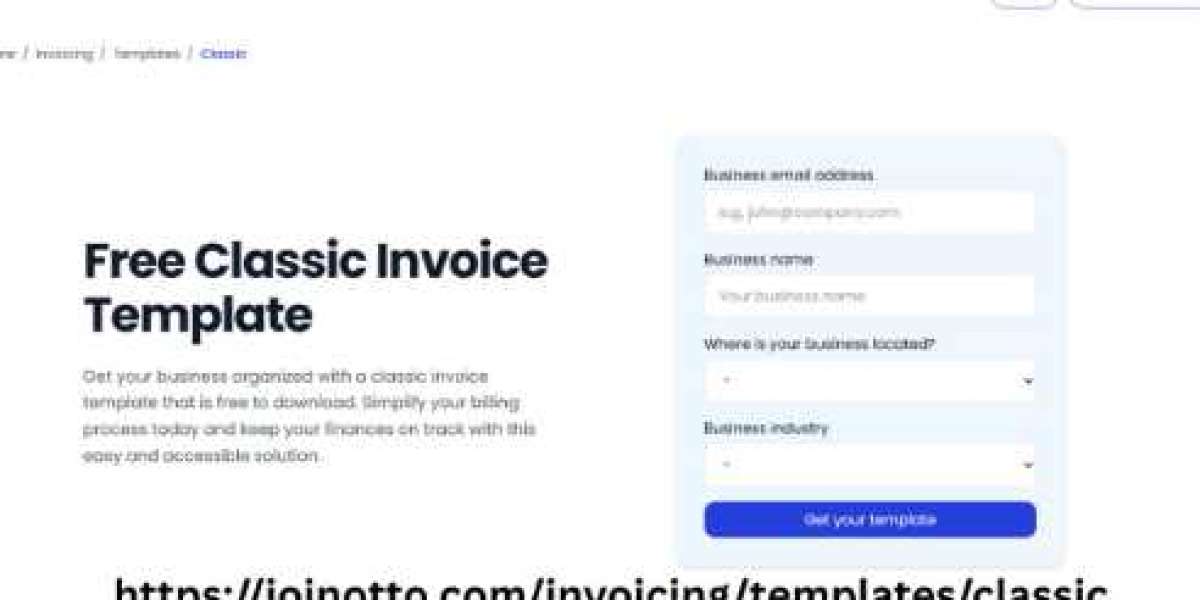 Classic Invoice Template for Freelancers and SMEs