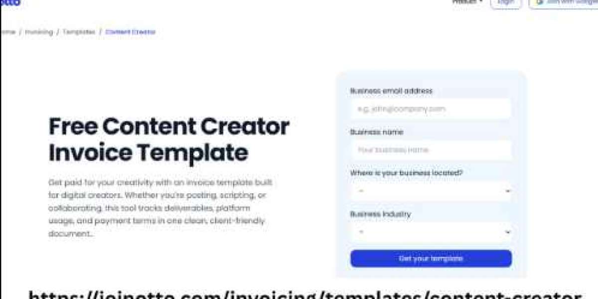 Content Creator Invoice Template for Entrepreneurs