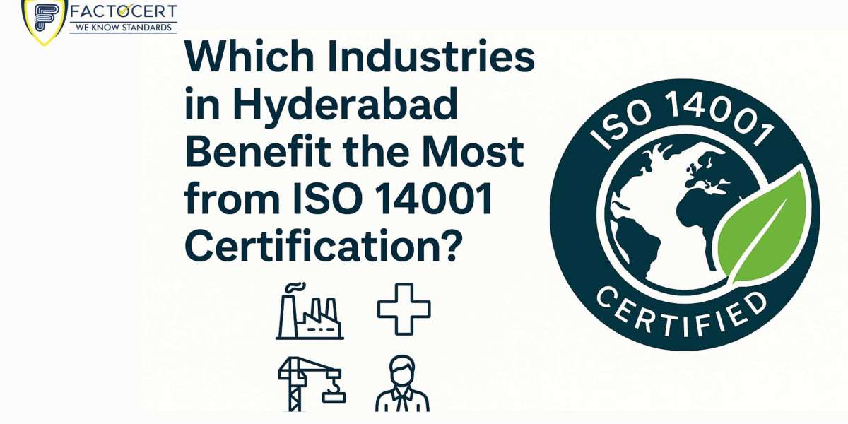 Which industries in Hyderabad benefit the most from ISO 14001 certification?