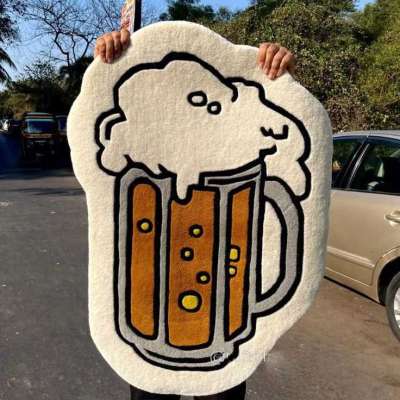 Hand Tufted Beer Mug Custom Carpet Profile Picture
