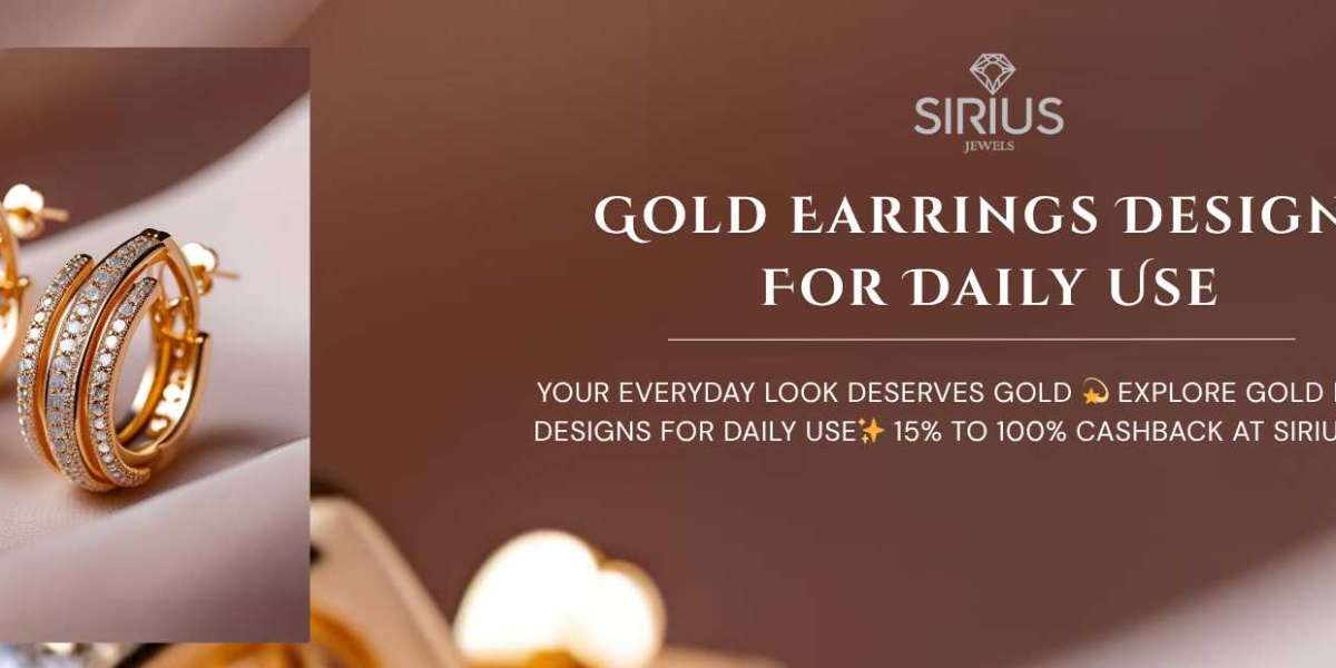 Timeless Beauty of Gold Earring Design at Sirius Jewels