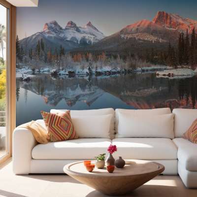 Natural Snow Peak Mountain Wallpaper Profile Picture