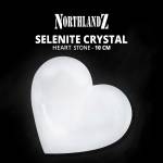 selenite crystal heart