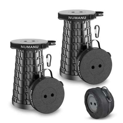 2025 Upgraded 2-Pack Collapsible Stools + Bag & Carabiners Profile Picture