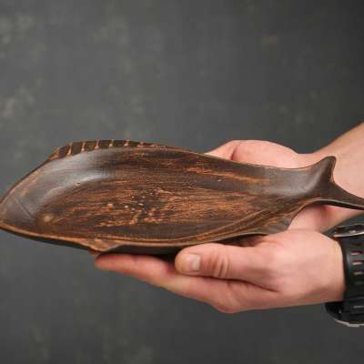 Ceramic Fish Plate Clay Tray Handcrafted Fish Dish Ukrainian Pottery Profile Picture